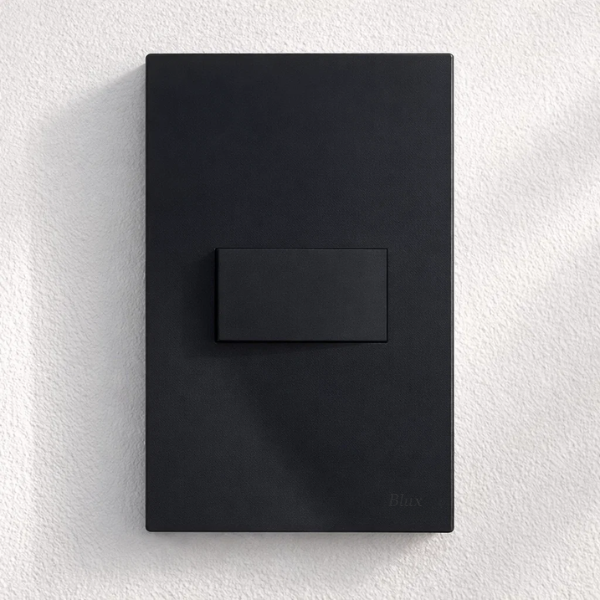 CJ INTERRUPTOR PARALELO HORIZONTAL 4X2 - RECTA BLACK SATIN FOSCO