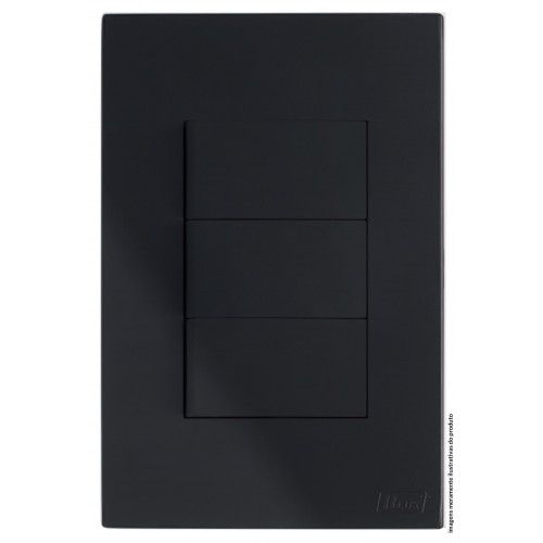 CJ TRIPLO (2 SIMPLES + 1 PARALELO) 4X2 - RECTA BLACK FOSCO