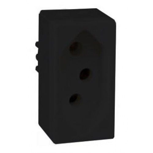 MODULO TOMADA 20A -  RECTA BLACK GLOSS