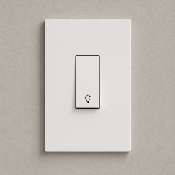 CJ PULSADOR DE MINUTERIA VERTICAL 4X2 - RECTA BRANCO SATIN FOSCO