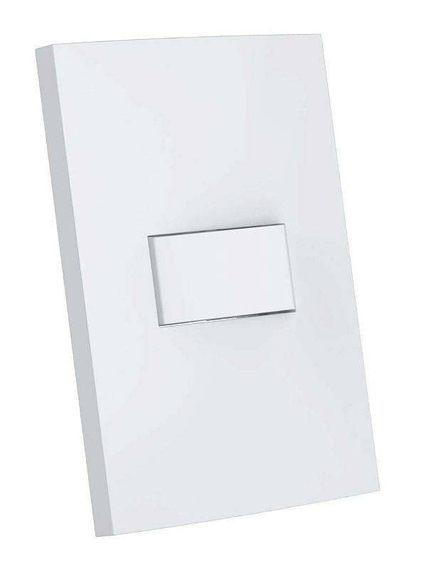 CJ INTERRUPTOR SIMPLES HORIZONTAL 4X2 -ENERBRAS DUBAI BRANCO
