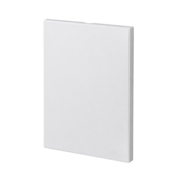 PLACA CEGA COM SUPORTE 4X2 - RECTA BRANCO SATIN FOSCO