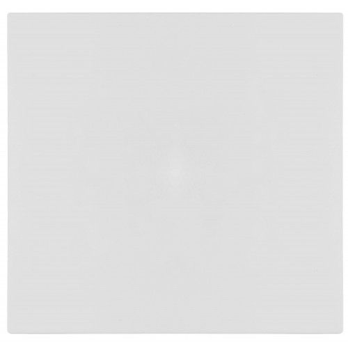 PLACA CEGA COM SUPORTE  4X4 - RECTA BRANCO SATIN FOSCO