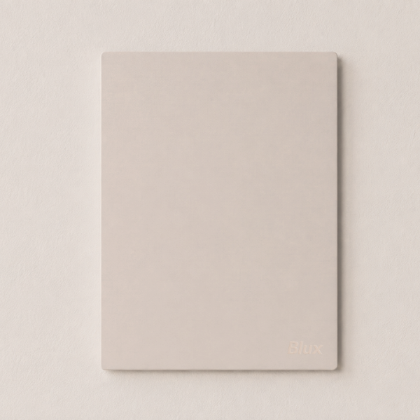 PLACA CEGA COM SUPORTE 4X2 - RECTA AREIA SATIN FOSCO