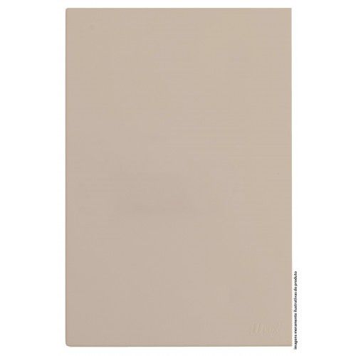 PLACA CEGA COM SUPORTE 4X2 - RECTA AREIA SATIN FOSCO