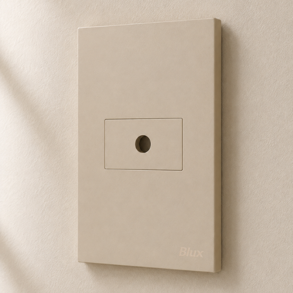 CJ PLACA FURO HORIZONTAL 4X2 - RECTA AREIA SATIN FOSCO