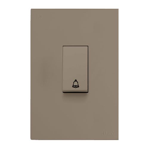 CJ PULSADOR DE CAMPAINHA VERTICAL 4X2 - RECTA FENDI SATIN FOSCO