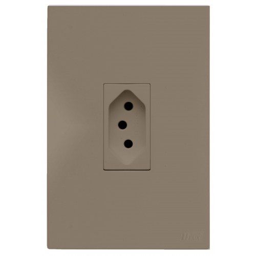 CJ TOMADA 20A VERTICAL 4X2 - RECTA FENDI SATIN FOSCO