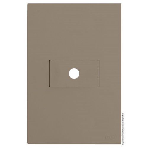 CJ PLACA FURO HORIZONTAL 4X2 - RECTA FENDI SATIN FOSCO