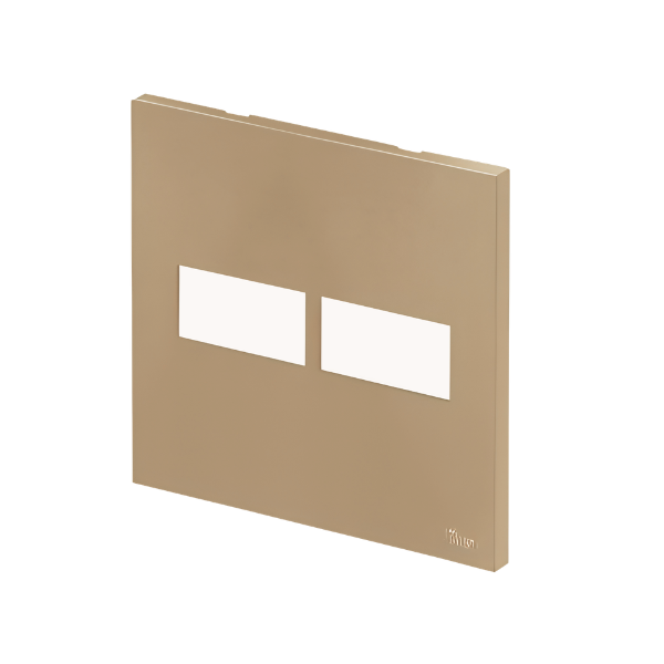PLACA P/ 2 MOD. COM SUPORTE 4X4 - RECTA FENDI SATIN FOSCO