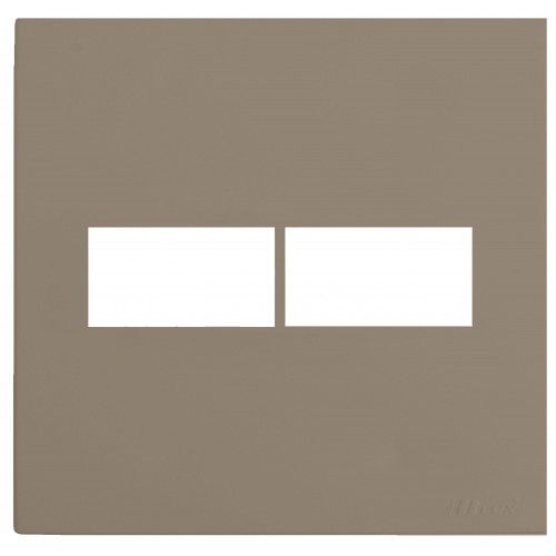 PLACA P/ 2 MOD. COM SUPORTE 4X4 -  RECTA FENDI SATIN FOSCO