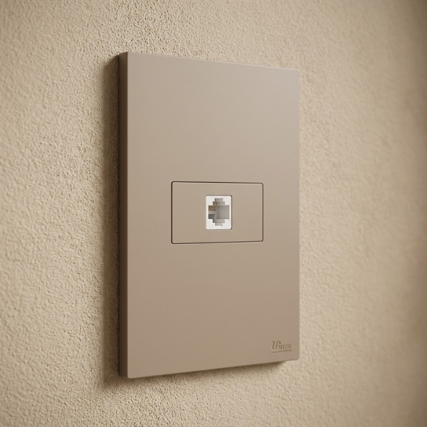 CJ RJ11 2 FIOS (TELEFONE) HOR. 4X2 - RECTA FENDI SATIN FOSCO