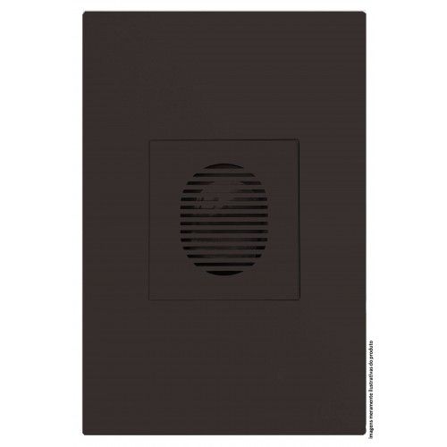 CJ CAMPAINHA CIGARRA (SOM) 4X2 - RECTA CHOCOLATE SATIN FOSCO