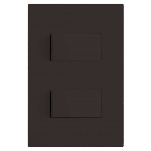 CJ INT. DUPLO PARALELO SEPARADO 4X2 - RECTA CHOCOLATE FOSCO