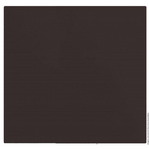 PLACA CEGA COM SUPORTE 4X4 - RECTA CHOCOLATE SATIN FOSCO