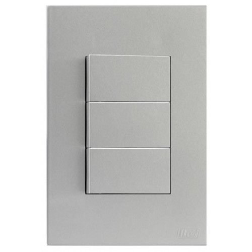 CJ TRIPLO ( 2 SIMPLES + 1 PARALELO) 4X2 - RECTA PRATA FOSCO