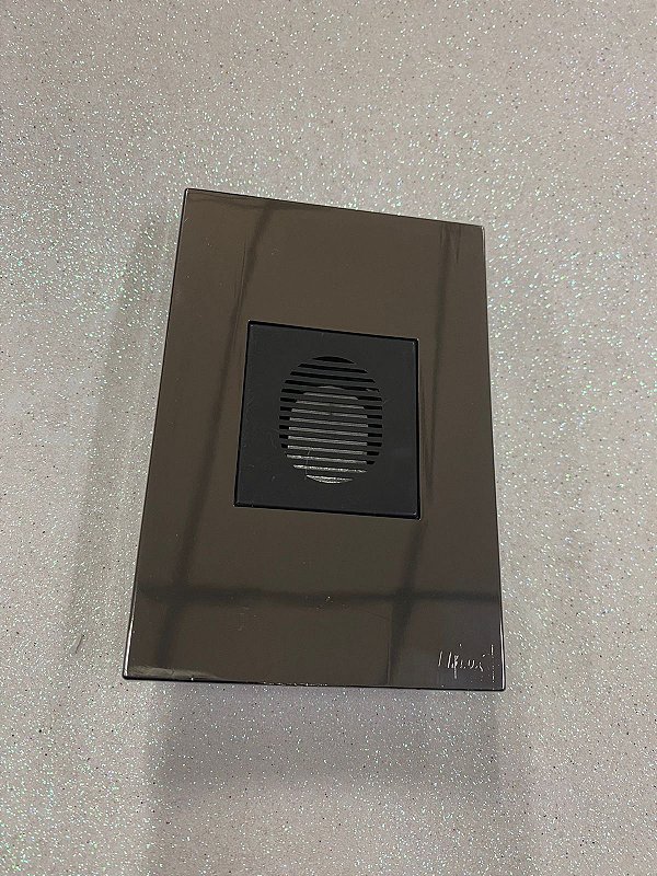 CJ CAMPAINHA CIGARRA (SOM) 4X2 RECTA ESPELHADA FUME GRAFITE