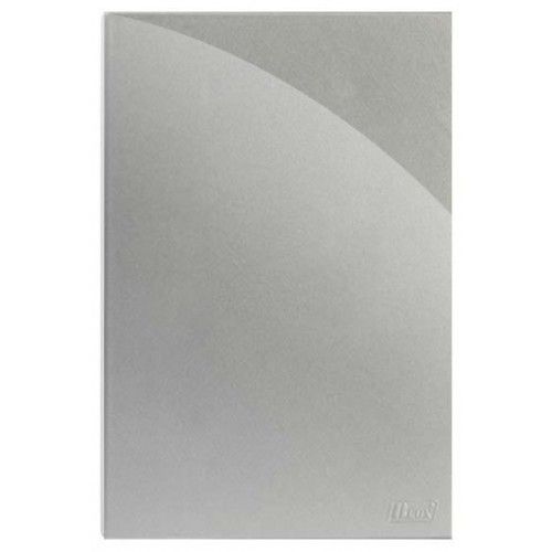 PLACA CEGA COM SUPORTE  4X2 - RECTA PRATA GLOSS