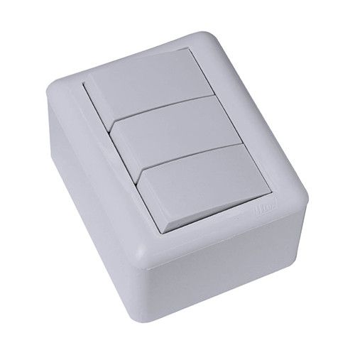 CJ TRIPLO ( 2 SIMPLES + 1 PARALELO) SOBREPOR BLUX OVERLAP BRANCO