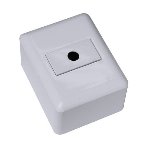 CJ PLACA FURO SOBREPOR - BLUX OVERLAP BRANCO