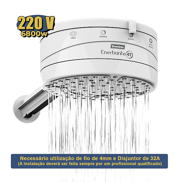 ENERBANHO 4T (220V~6800W) - ENERBRAS BRANCO - E3402-EB