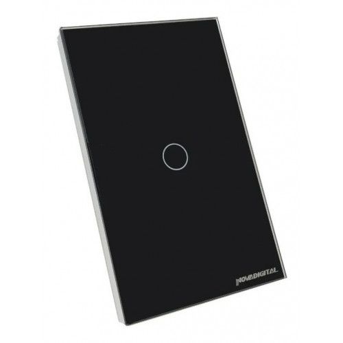 CJ 1 INTERRUPTOR TOUCH AUTOMAÇÃO PRETO - NOVA DIGITAL