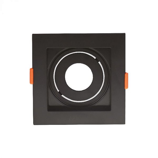 SPOT DE EMBUTIR LINHA MODULAR PRETO - HEVVY