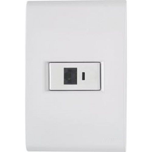 CJ RJ45 (INTERNET) HORIZONTAL BRANCO 4X2 - TRAMONTINA LIZ