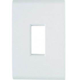 PLACA P/ 1 MÓDULO VERTICAL  BRANCO 4X2 - TRAMONTINA LIZ