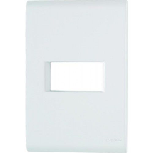 PLACA P/ 1 MODULO HORIZONTAL BRANCO 4X2 - TRAMONTINA LIZ