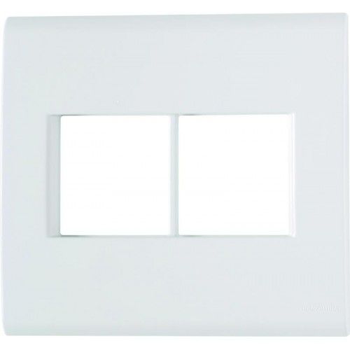 PLACA P/ 4 MODULOS JUNTOS BRANCO 4X4 - TRAMONTINA LIZ