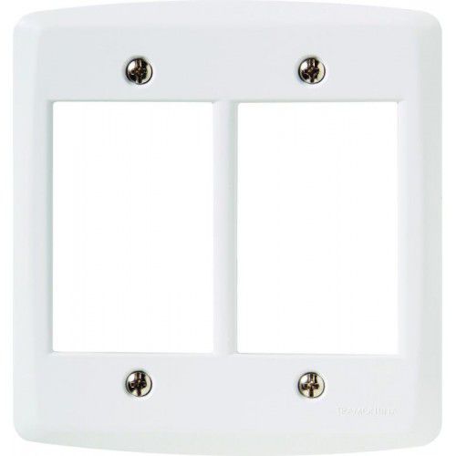 PLACA P/ 6 MODULOS BRANCO 4X4  - TRAMONTINA LUX2