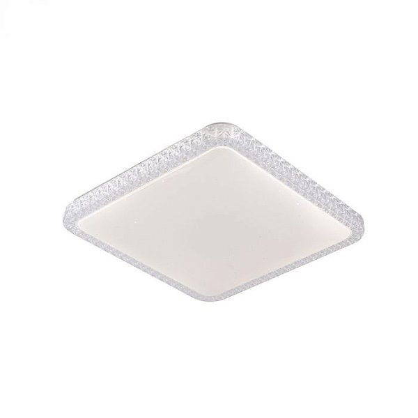 PLAFON LED FIANN 34CM QUADRADO BRANCO SOBREPOR - HEVVY
