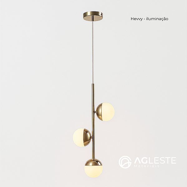 PENDENTE KEPNER GOLD - HEVVY