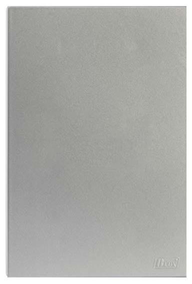 PLACA CEGA COM SUPORTE 4X2 - RECTA PRATA SATIN FOSCO