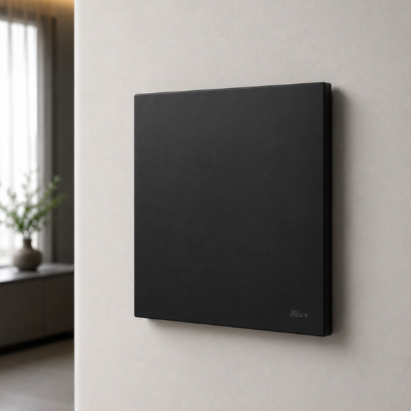 PLACA CEGA COM SUPORTE 4X4 - RECTA BLACK SATIN FOSCO