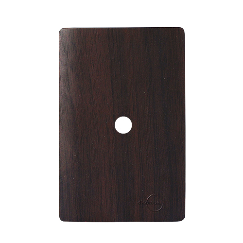 PLACA FURO COM SUPORTE 4X2 - DICOMPEL NOVARA TABACO