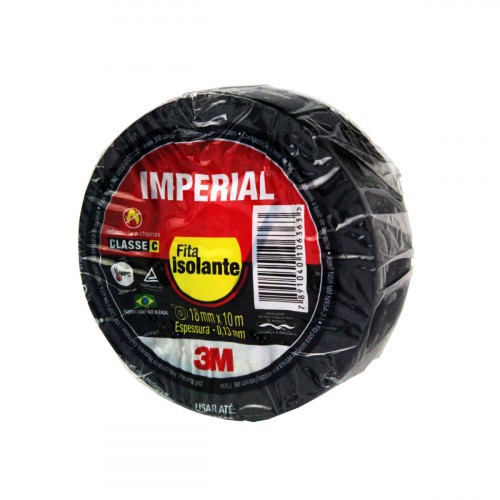 FITA ISOLANTE PROFISSIONAL 18MM X 10M  - IMPERIAL 3M