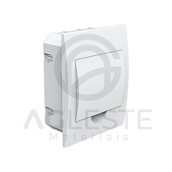 QUADRO DISTRIBUIÇÃO PARA 08 DISJUNTORES EMBUTIR  - ENERBRAS