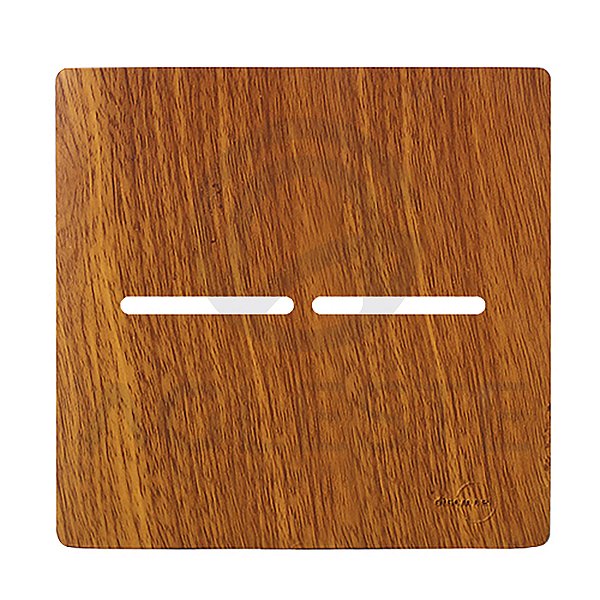 PLACA P/ 2 TECLAS HORIZONTAL COM SUPORTE 4X2 - NOVARA CUMARU