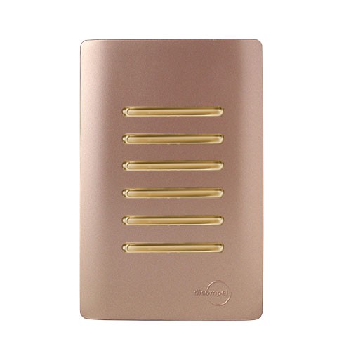 CJ INTERRUPTOR SEXTUPLO 3 SIMPLES + 3 PARALELO (ESPECIAL) 4X2 - NOVARA OURO ROSE GOLD
