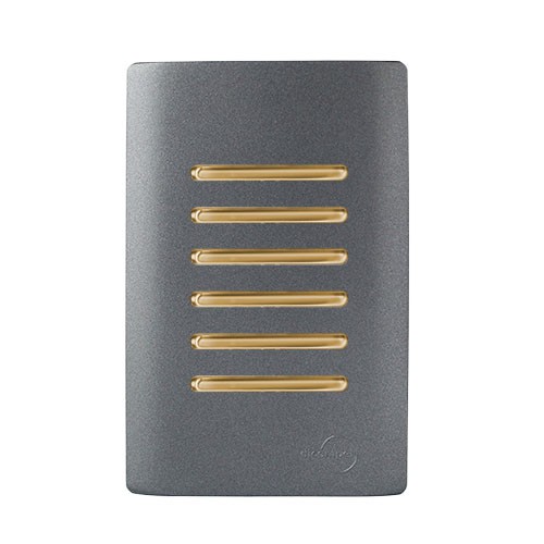 CJ INTERRUPTOR SEXTUPLO SIMPLES (ESPECIAL) 4X2- NOVARA PRETO GRAFITE GOLD