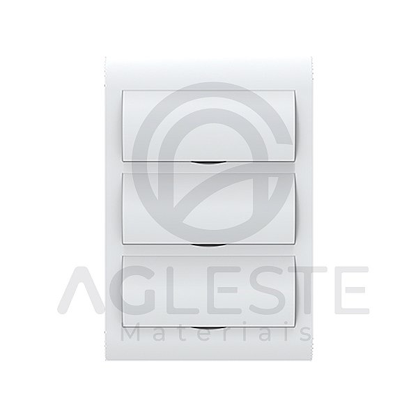 QUADRO DE DISTRIBUIÇÃO PARA 36 DISJUNTORES EMBUTIR - ENERBRAS - QD-EB36