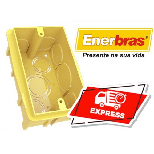 CAIXINHA DE EMBUTIR 4X2 - ENERBRAS - E091-E