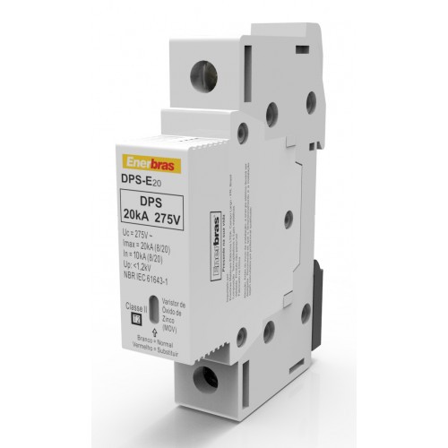 DISJUNTOR DE PROTEÇÃO DE SURTO 20KA - ENERBRAS - DPS-E20