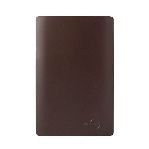 PLACA CEGA COM SUPORTE 4X2 - DICOMPEL NOVARA MARROM FOSCO