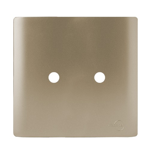 PLACA FURO DUPLO COM SUPORTE 4X4 - DICOMPEL NOVARA CHAMPANHE