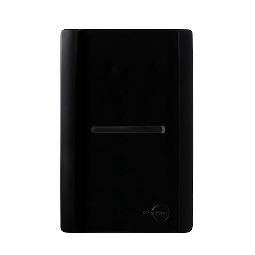 CJ INTERRUPTOR PARALELO HORIZONTAL 4X2 - NOVARA PRETO BRILHANTE TOTAL