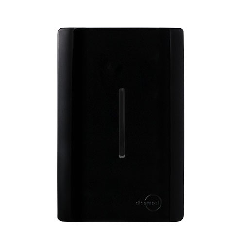 CJ INTERRUPTOR INTERMEDIARIO VERTICAL COM SUPORTE 4X2 - NOVARA PRETO BRILHANTE TOTAL