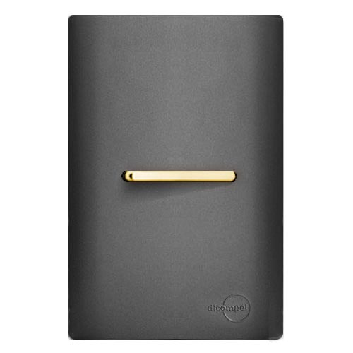 CJ INT. PARALELO HORIZONTAL 4X2 - PRETO GRAFITE GOLD
